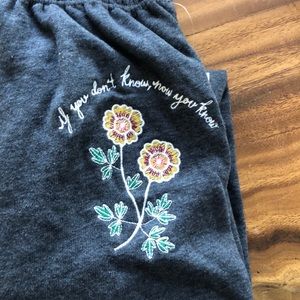 Spiritual gangster cropped sweatpant